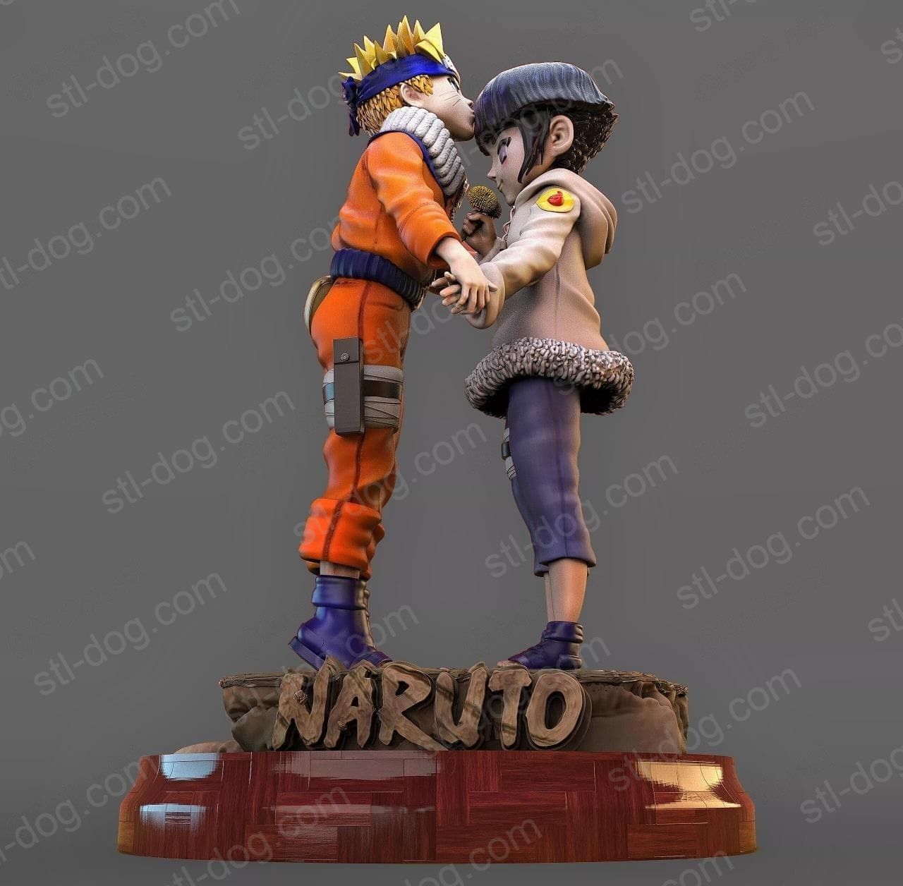 火影忍者 (Naruto) 与日向雏田 (Hinata❤️) 的 3D打印图纸
